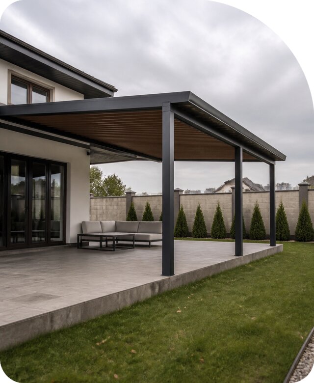 Пергола навес под ключ в Комсомольске-на-Амуре по цене 66326 р. | РадиДОМА-Кмс